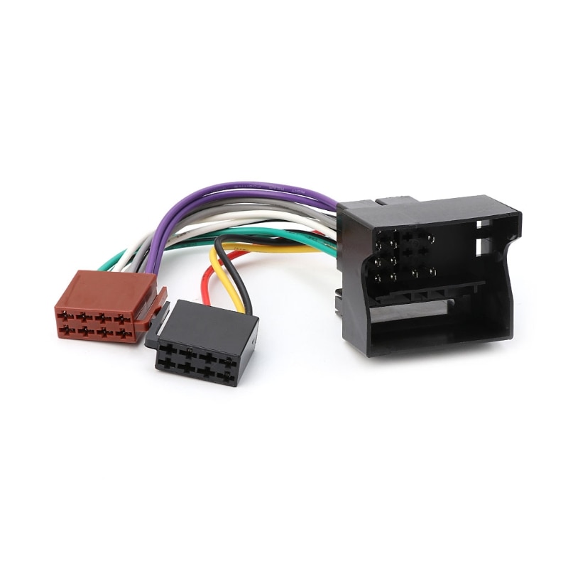 adaptador de conector de Cable de plomo ISO estéreo para Radio de coche, 1 unidad, para Peugeot 207 307 407, accesorios de coche de
