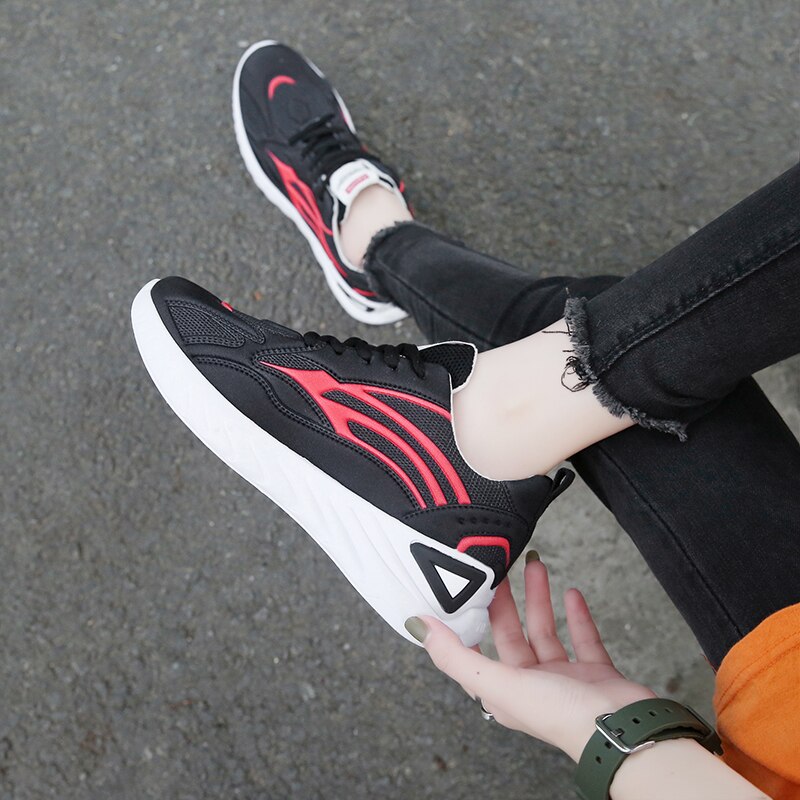 Lyserøde sneakers kvinder tennissko billige sportssko kvinder åndbare damesko zapatillas mujer tenis feminino