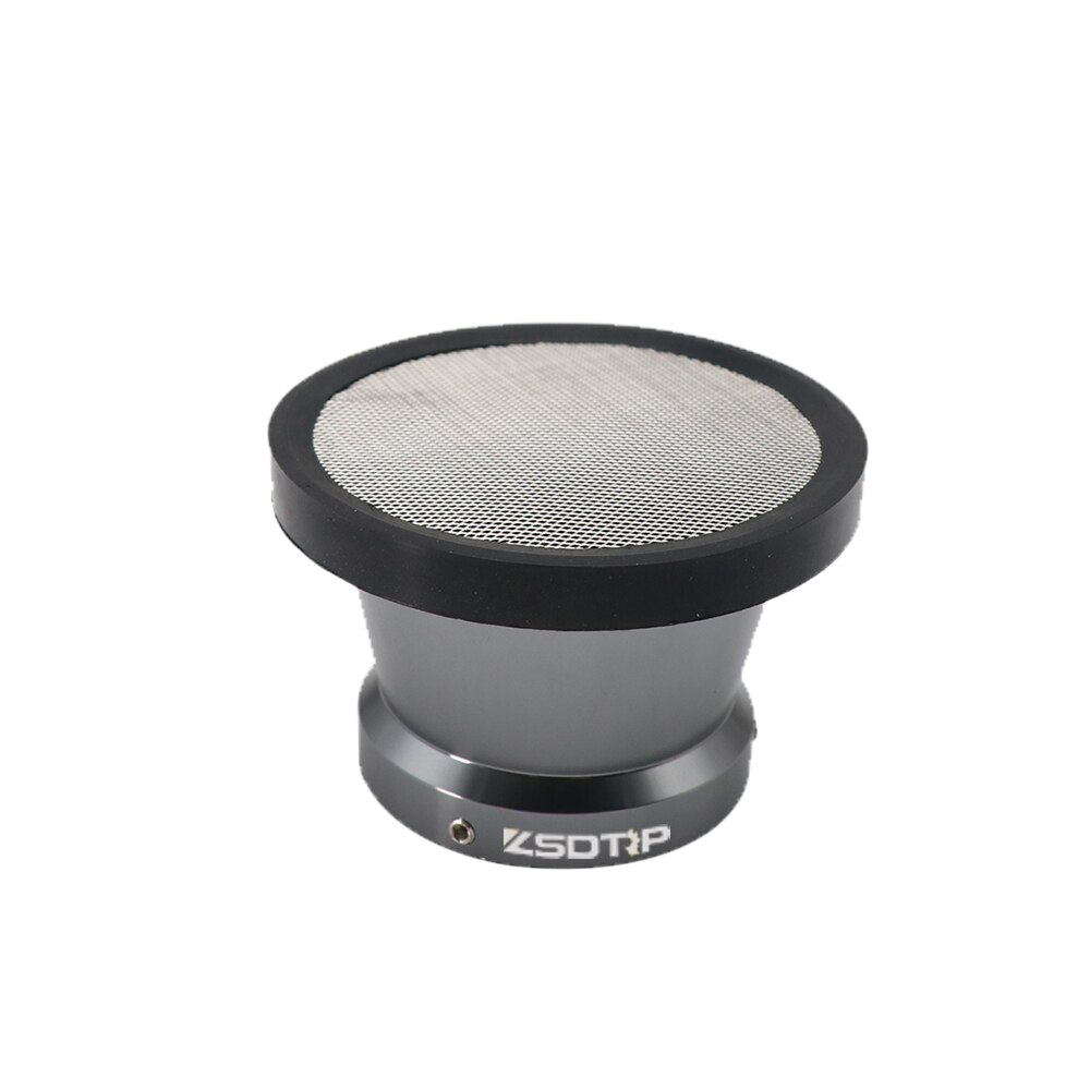 SCL Racing 50mm Motorcycle Air Filter Cup Wind Horn Cup With Rubber Mesh For PWK21 24 26 28 30mm PE28 30mm Carb: Titanium with mesh
