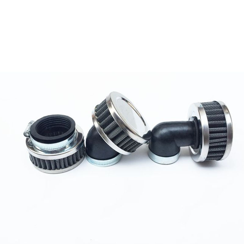 Motorsykkel rundt luftfilter 35mm 38mm 42mm 45mm 48mm 50mm rett skrå rett vinkel til 110cc 125cc 150cc 200cc 250cc