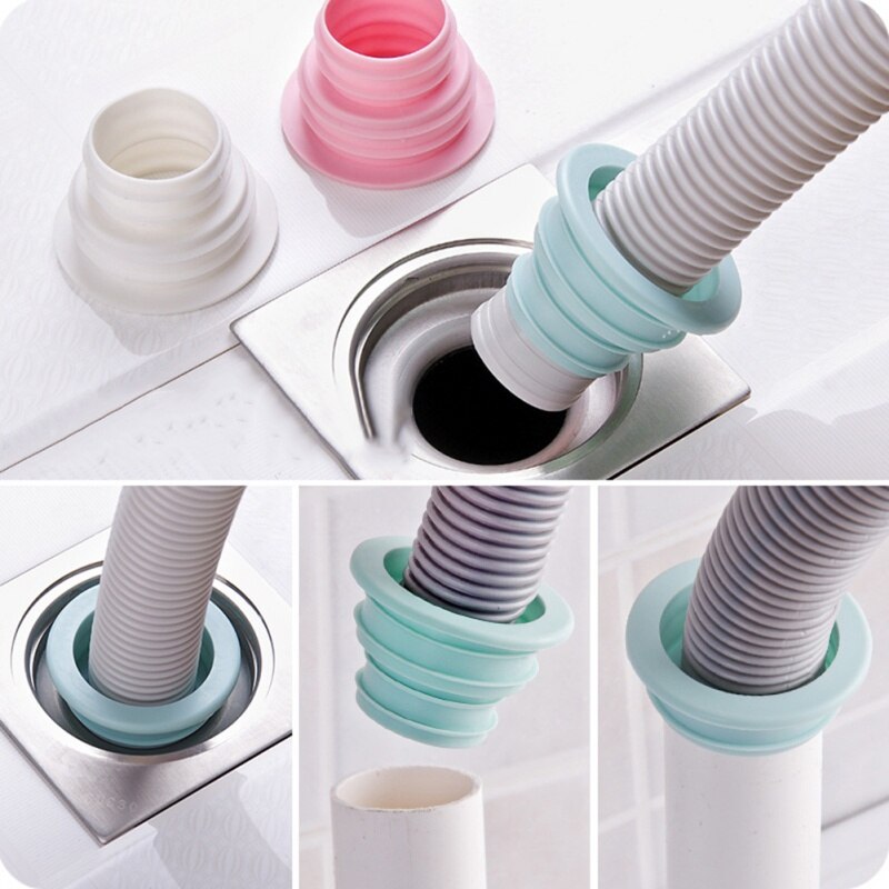 Silicone Seal Plug Pest Ring Washer Control Sewer Drain Pipeline Deodorant Pool Floor Drain Bathroom Washing Machine