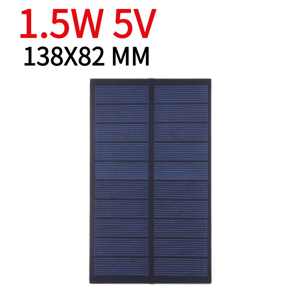 3W 5V Solar Panel Photovoltaic Cells Phone Power Bank for Solar Light for 3.7V Battery 3-5V Battery/Phone Charger
