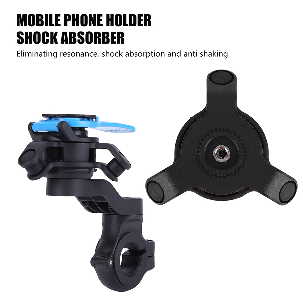 Motorrad Fahrrad Telefon Halter Quad Lock Stoßdämpfer Telefon Halterung Vibration Dämpfer Selbst Lock Anti-shake für 143A 146A 148A Bh