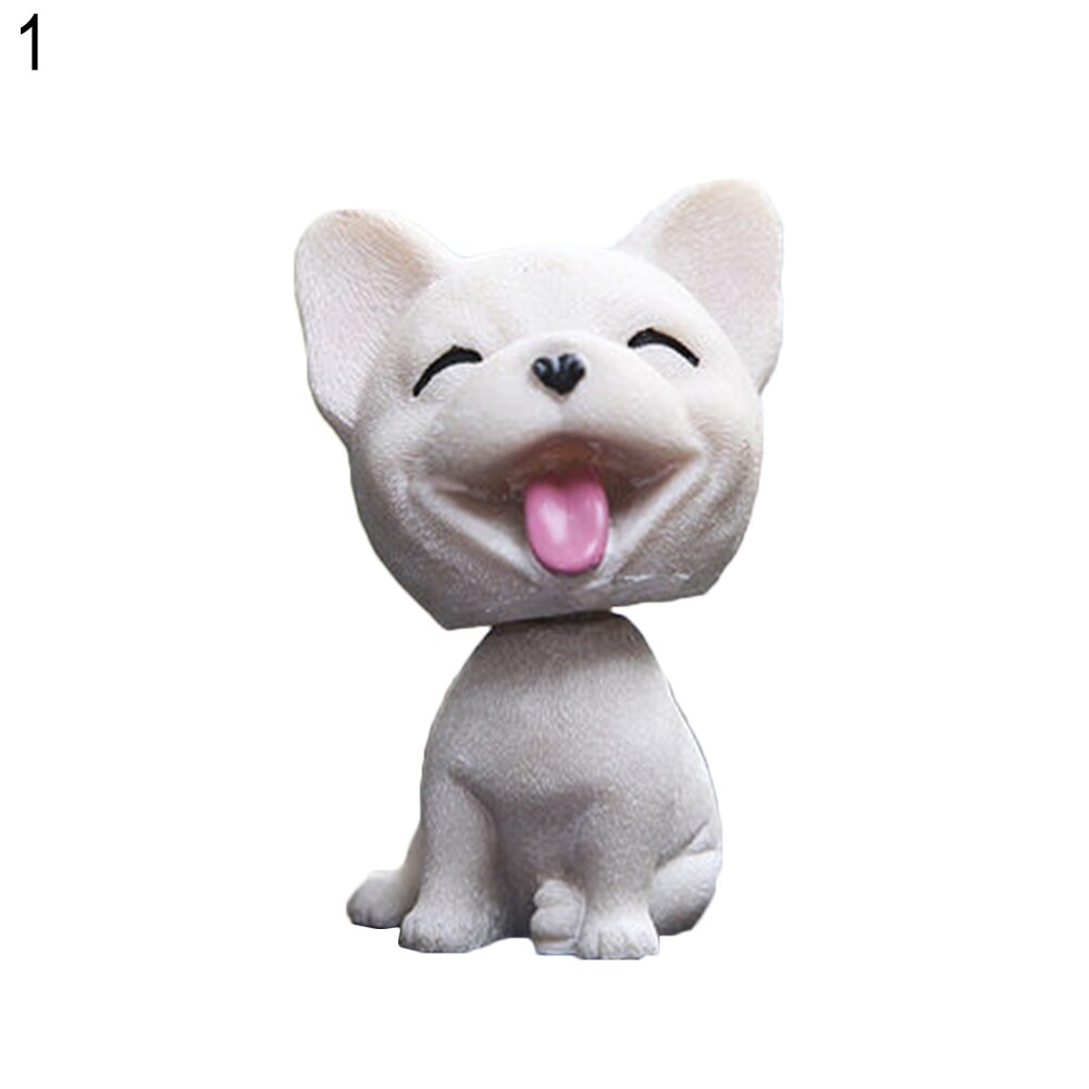 Nydelig svingende hode simulering hund valp bil interiør dashbord ornament