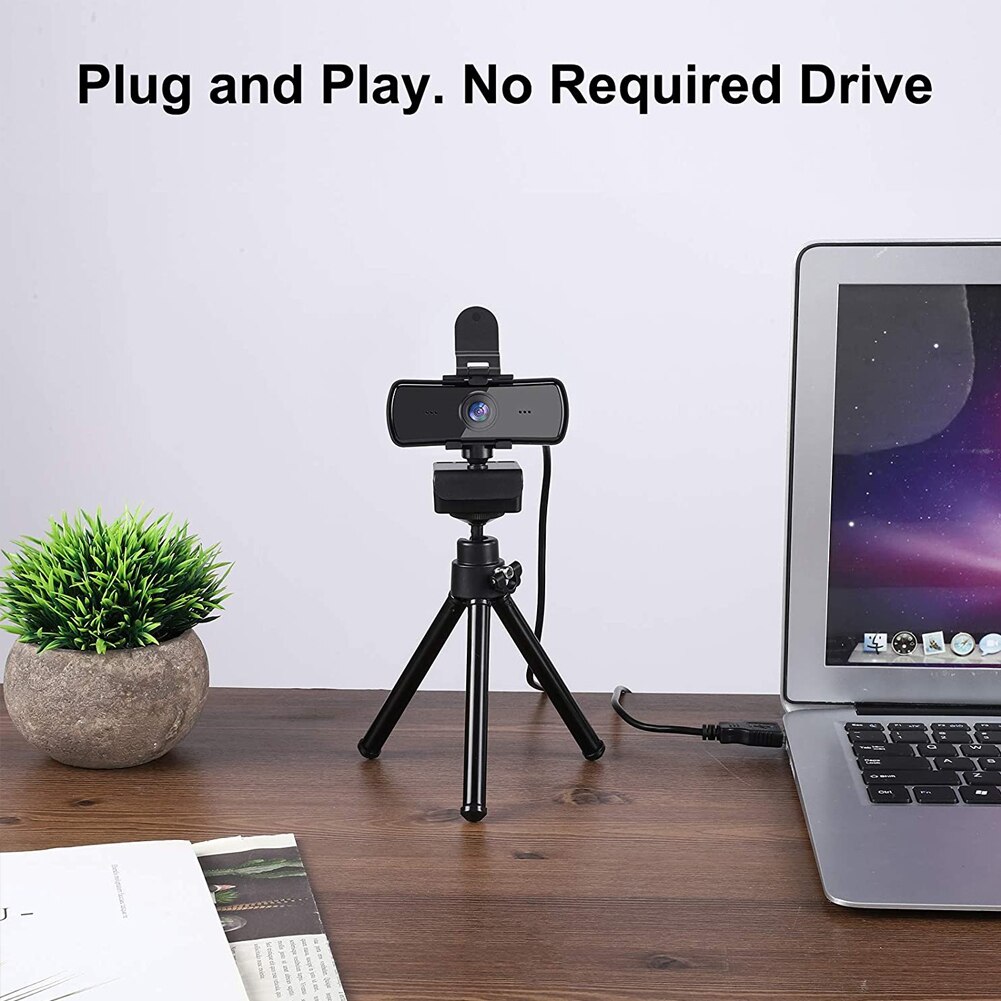 1440P Hd Pc Computer Usb Webcam Voor Video-opname Dampende Live Gaming Desktop Laptop Web Camera Met Statief