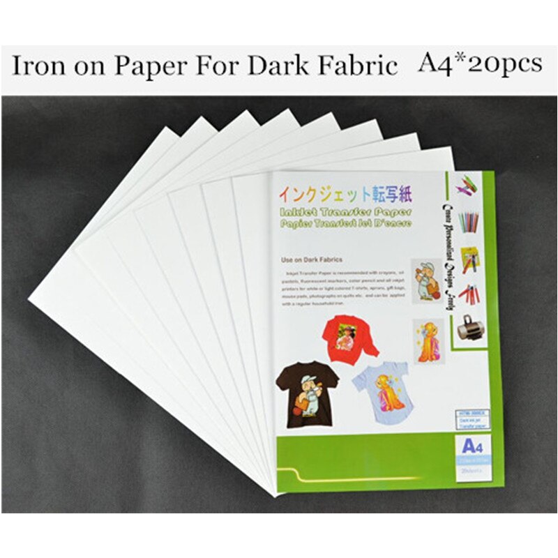Papel De Transferencia Térmica Para Telas Oscuras - 10 Hojas Tamaño 11x17 Pulgadas, Línea Azul, Para Impresora De Inyección