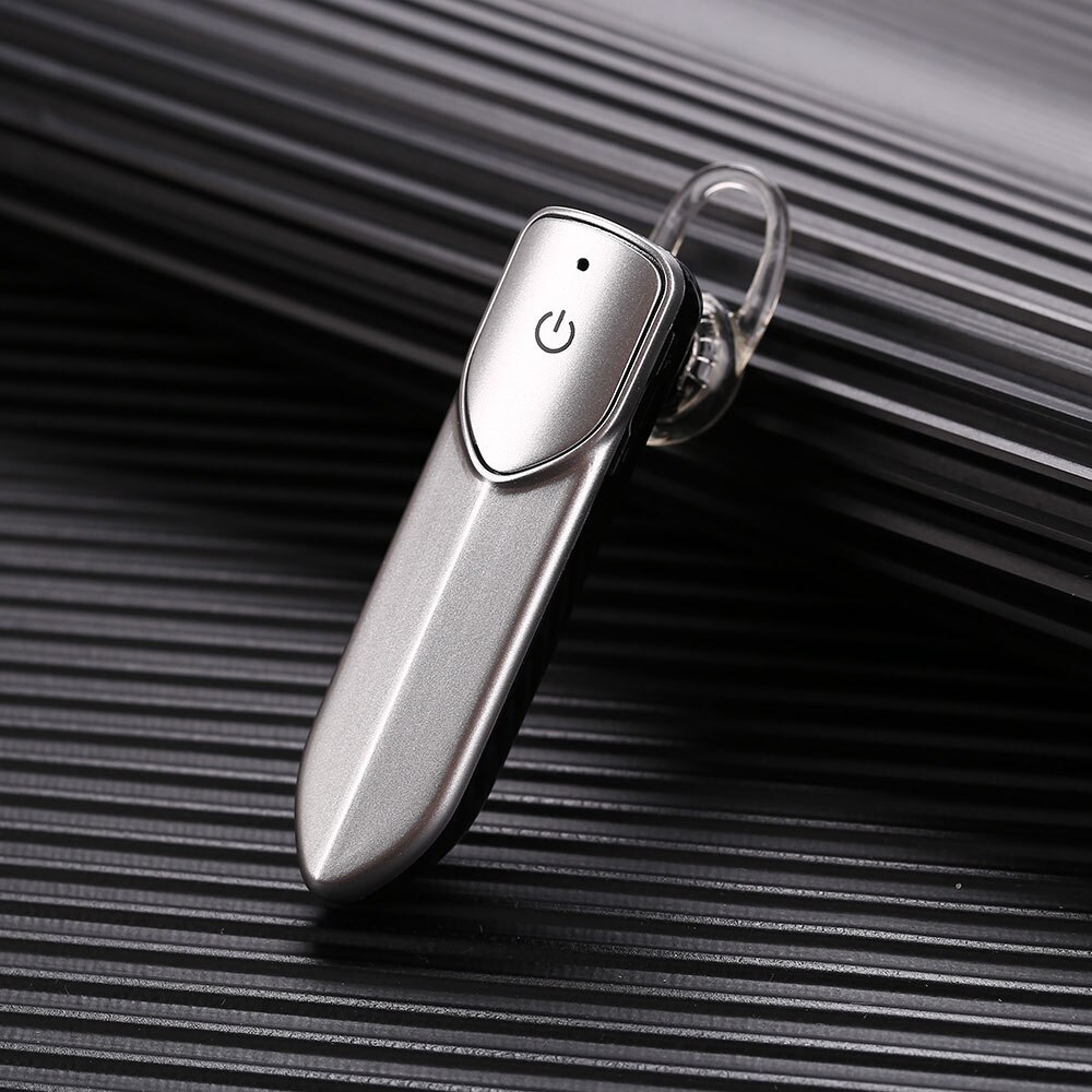Kebidu sem fio bluetooth fones de ouvido esporte bluetooth handsfree estéreo baixo com microfone fone para iphone xiaomi: A Silver