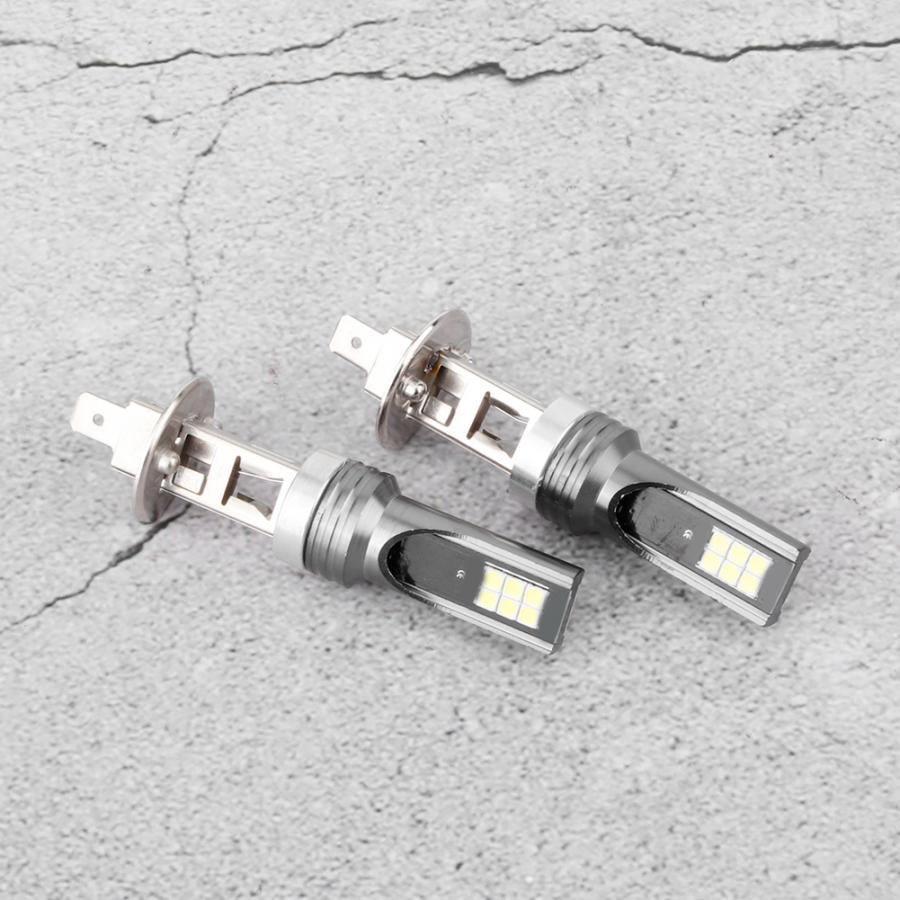 2pcs 3030 12LED H1 24W 6000K Auto LED Fog Lamp Auto Accessoire Mistlamp DC12V-24 V