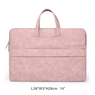 Victoriatourist Laptop tasche 14 ”15,6” männer frauen Geschäft handtasche stilvolle Aktentasche Multi-schicht raum Bote tasche: Rosa (S)