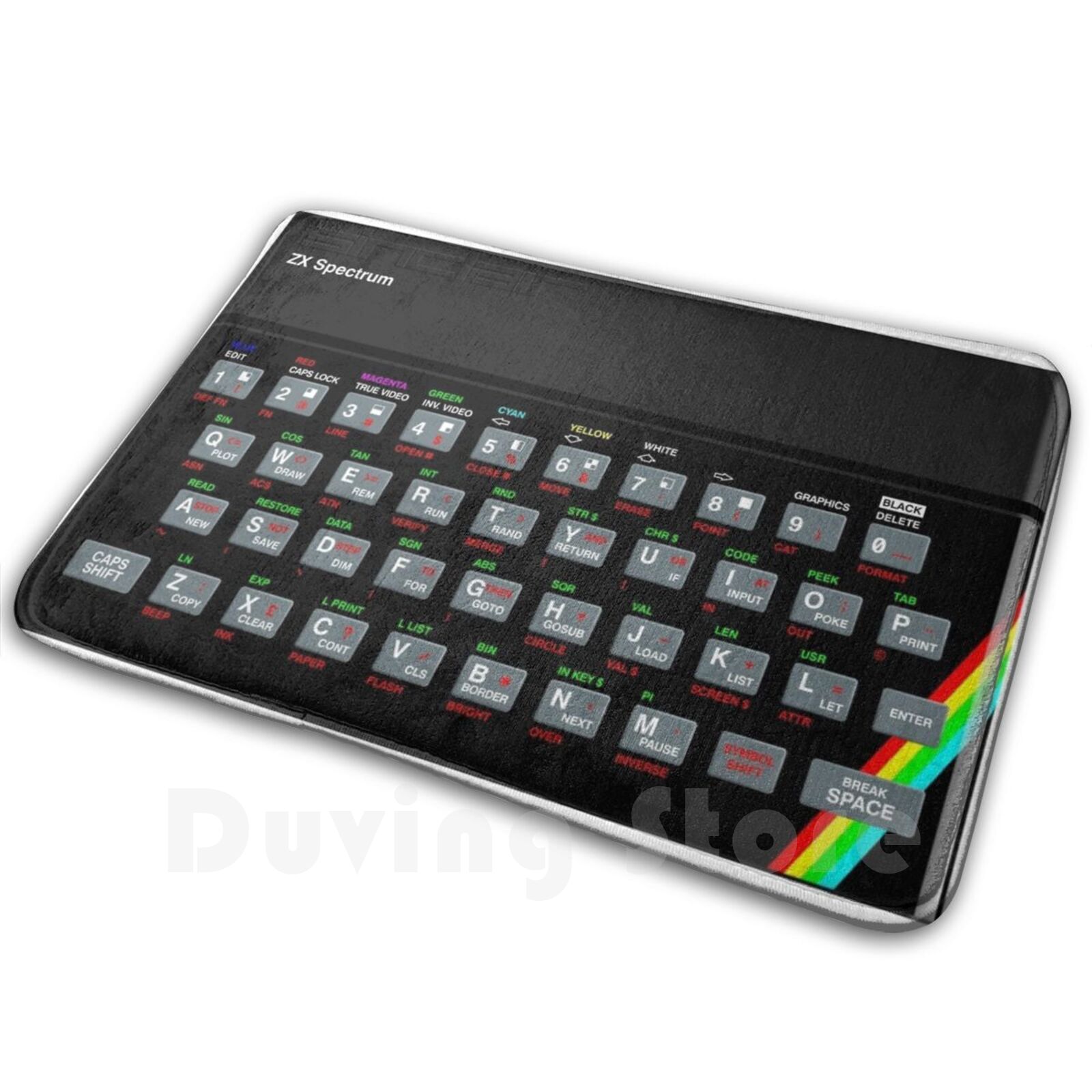 Zx Spectrum Mat Rug Carpet Anti-Slip Floor Mats Bedroom Zx Spectrum Personal Computer Geek 80S Nerd Freak: 50cmx80cm