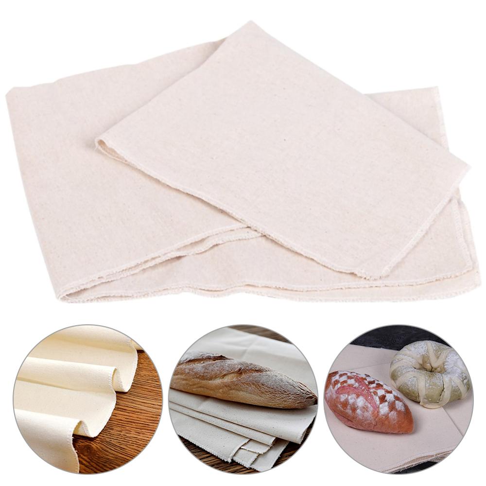 Bakers Dough Couche Proofing Flax Cloth Linen Proving Bread Baguette Flax Cloth Baking Mat Home Baking Pastry Kitchen Tools