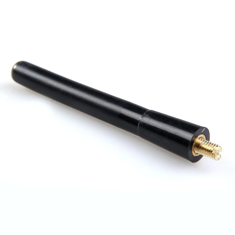 Rádio Do Carro Universal Antena Antenas 3.7 polegada Top Telhado Preto Curto Parafuso Extensão de Antena para Rádio Do Carro