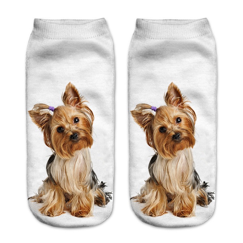 3D Afdrukken Kinderen Sokken Hond Mode Unisex Jongens Meisjes Christmas Sokken Lage Ankle Grappige Sok Voor 8-16T Kids