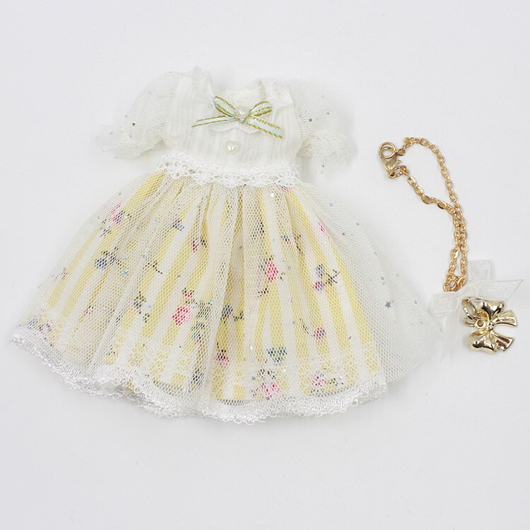 Dbs blyth dukketøj slik farve sød prinsesse vindkjole: Default Title