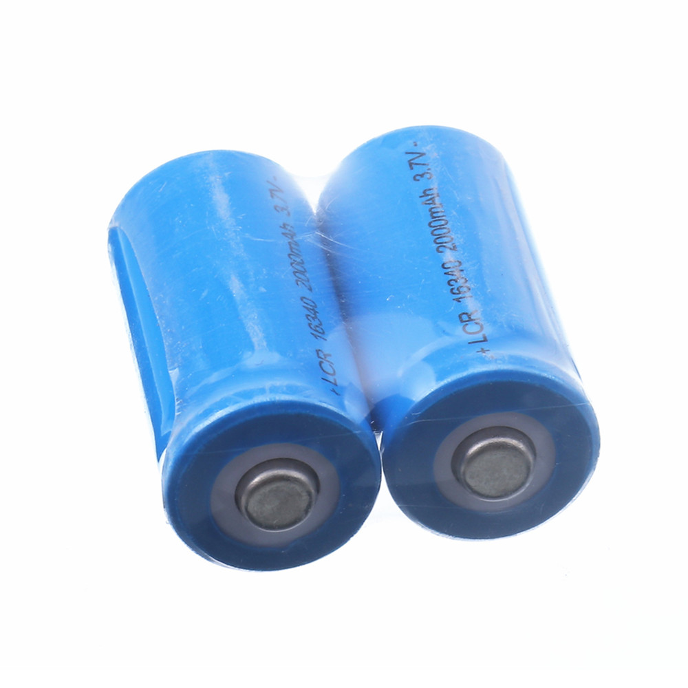 16340 Akumulator litowo-jonowy 3,7 V 2000 mAh robić CR123A CR17345 K123A VL123A DL123A 5018LC