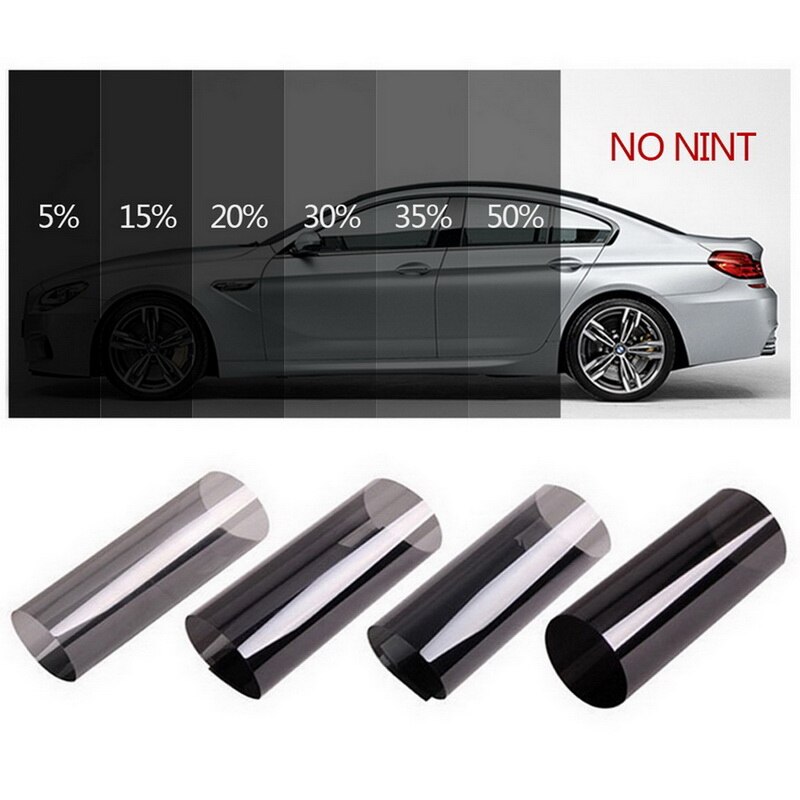 Auto Seite Fenster Hause Glas Mit Schaber dunkel Schwarz Auto Fenster Tönung Film Rolle Glas Autos Auto Solar- Schutz Sommer