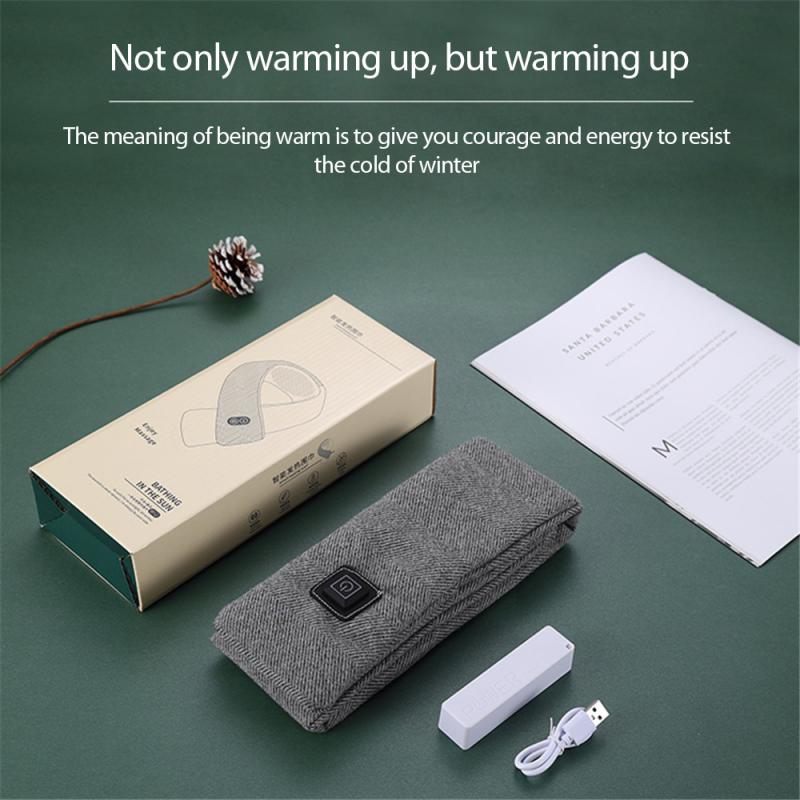 Electric Heating Bib Warm Men Women In Winter Heating Bib Multi-temperature Adjustable Bib Outdoor Hiking Riding Scarf