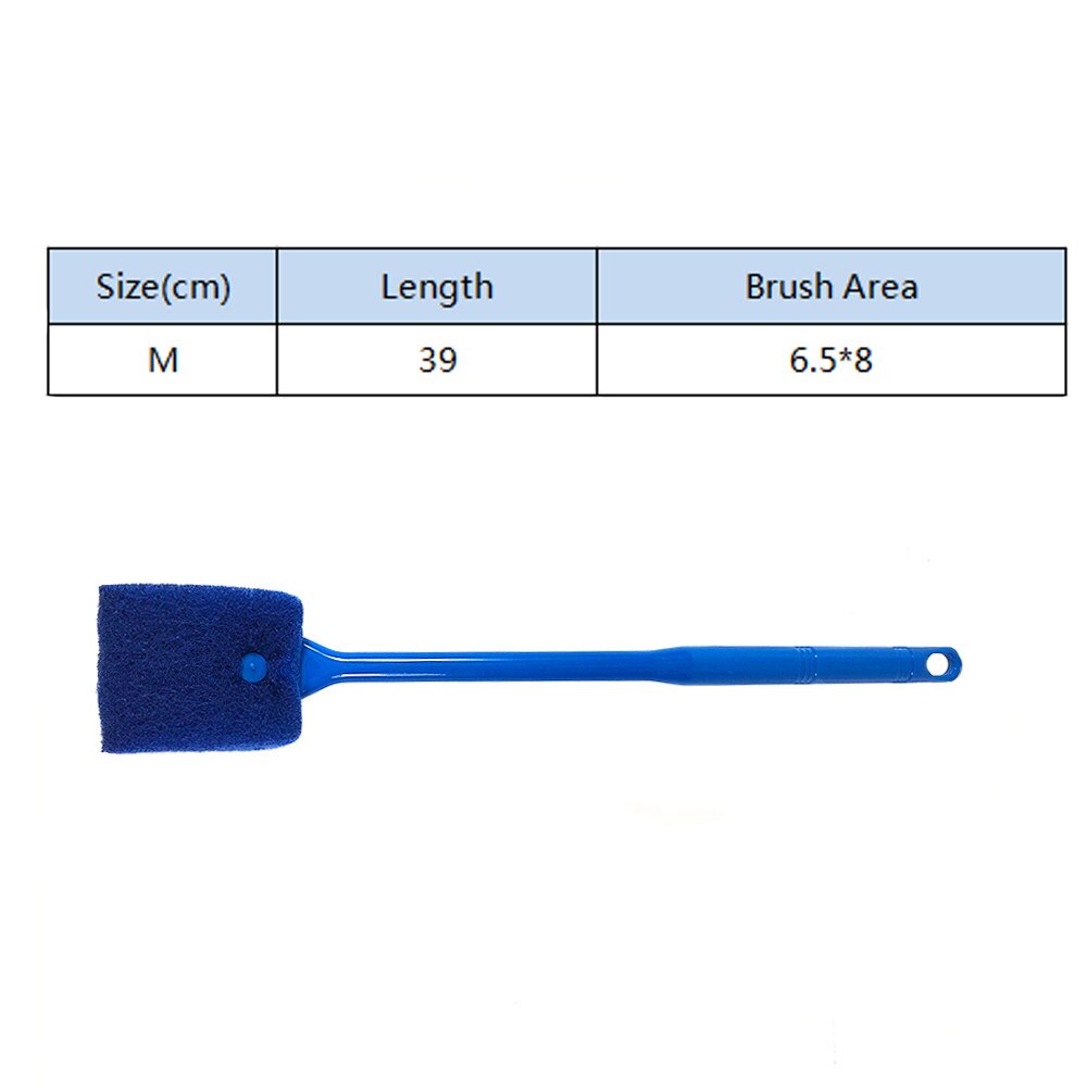 Magnetische Aquarium Borstel Aquarium Accessoires Decoratio Cleaner Drijvende Clean Aquarium Aquarium Glas Gereedschappen Schoon AA0050: Blue