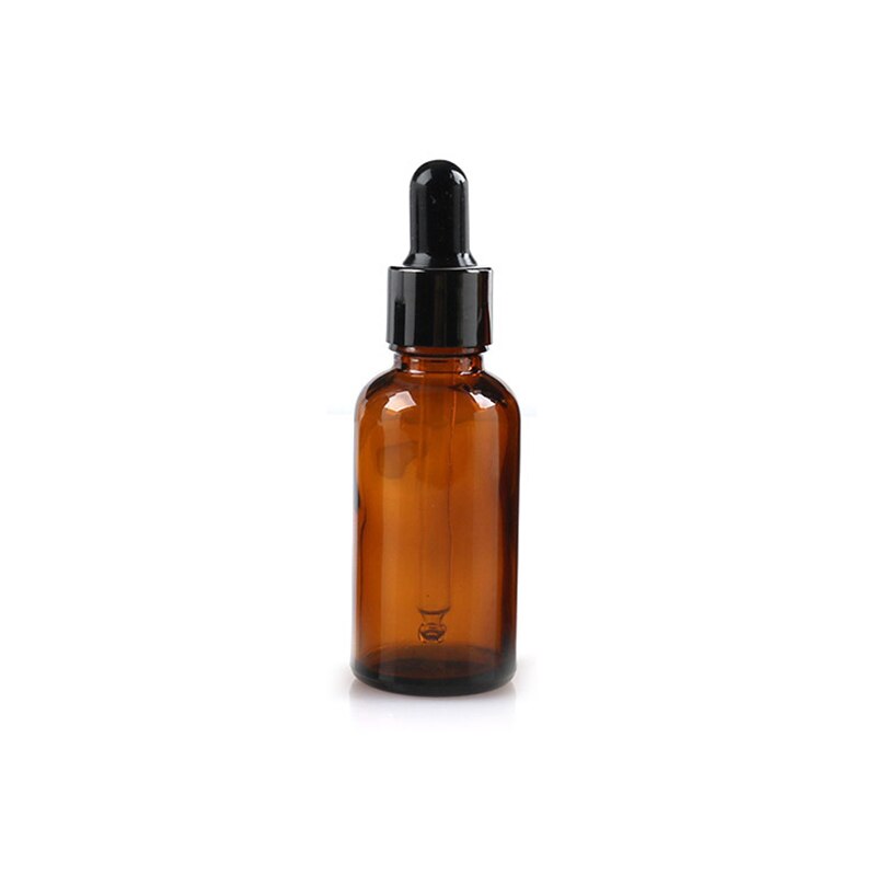 Amber Glass Dropper Bottle Empty Travel Bottle for Essential Oils: 30ml