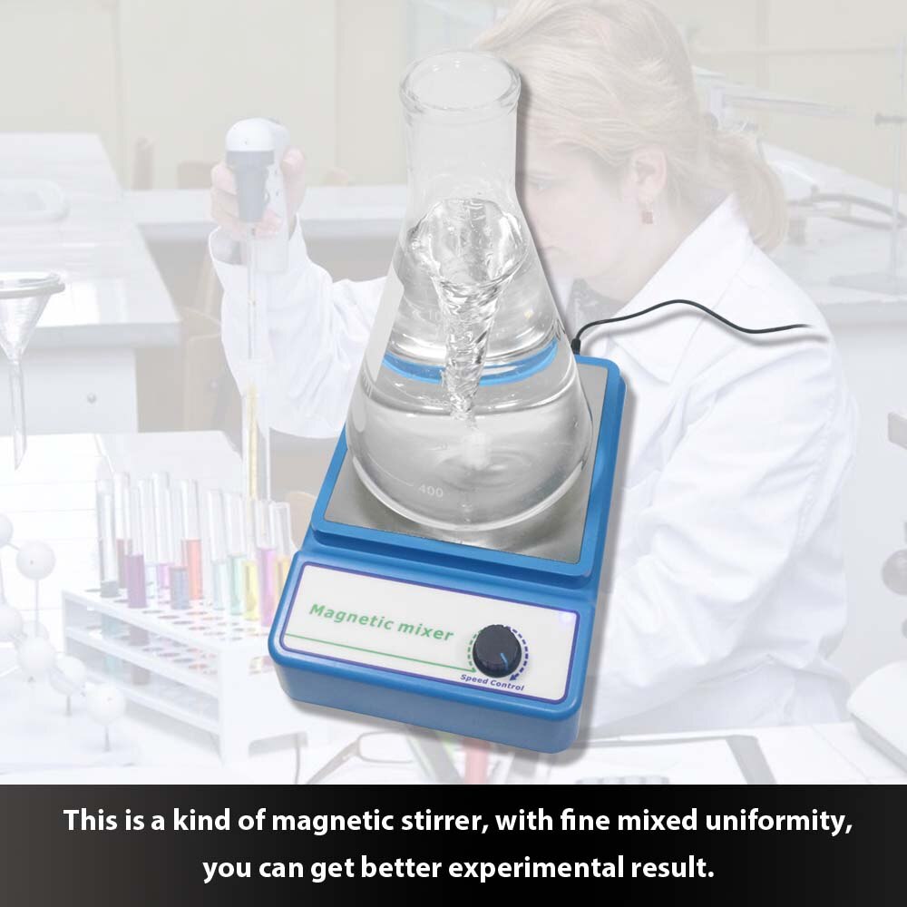 Mini Magnetic Stirrer Magnetic-mixer with Stir Bar 2400 rpm for Scientific Research Industry