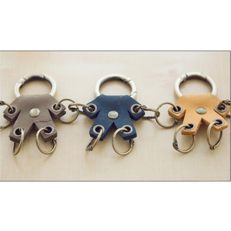 1 PCS DIY Acrylic Leather Keychain Template Leathercraft