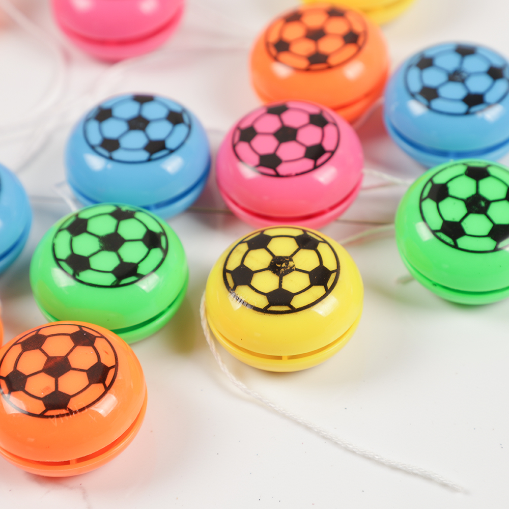 Mini ballons de Football Yoyo en plastique, Gadgets amusants, jouets intéressants pour enfants, de fête d'anniversaire, remplissage Pinata, prix scolaires, 10 pièces