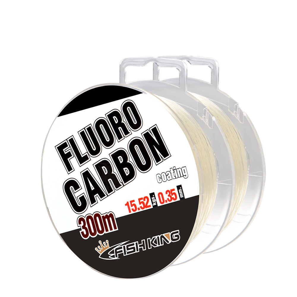 300m 0.30-0.50mm 30-45lb fluorihiilipinnoite siima hiilikuitumonofilamentti johtosiima karpin kalastukseen