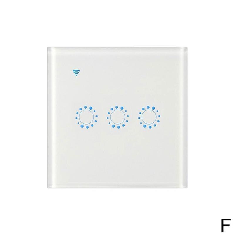 Muur Smart Switch Wifi Schakelaar Smart Afstandsbediening Schakelaar Alexa Slimme Schakelaar Compatibel Met Ios En Android: white 3 road