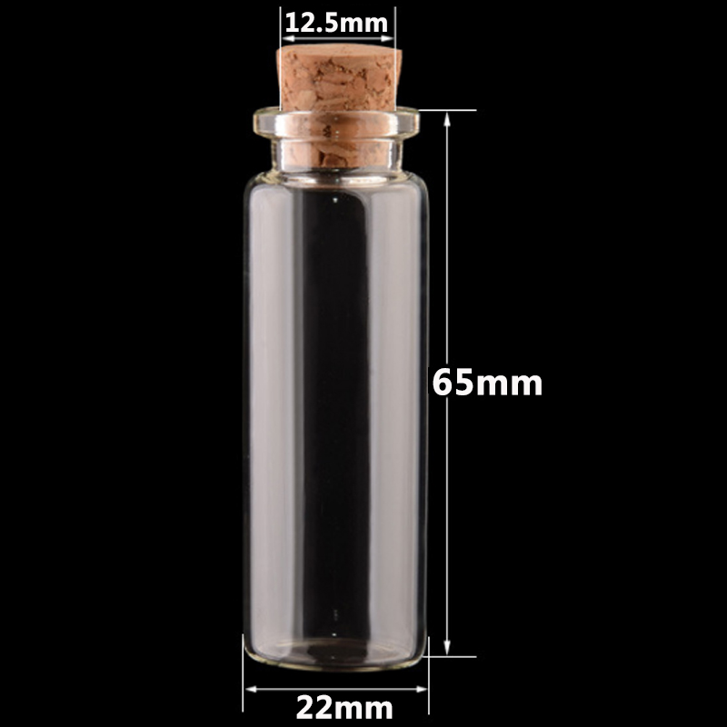 10 24*12mm kleine glasflaschen weckglas nachricht flasche günstige Kork flasche DIY kleine glas flasche Mini Container