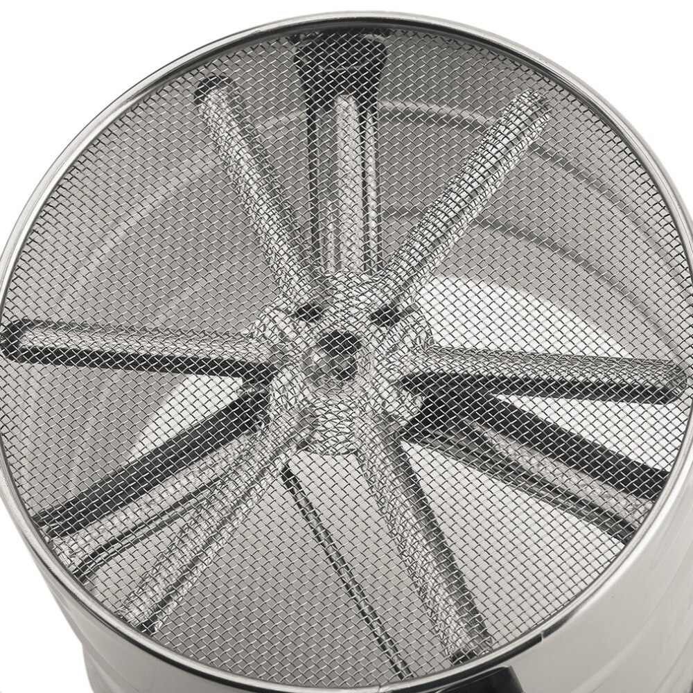 Handheld Baking Cake Tool Stainless Steel Mechanical Baking Icing Sugar Shaker Sieve Cup Mesh Powder Flour Sieve Accessory