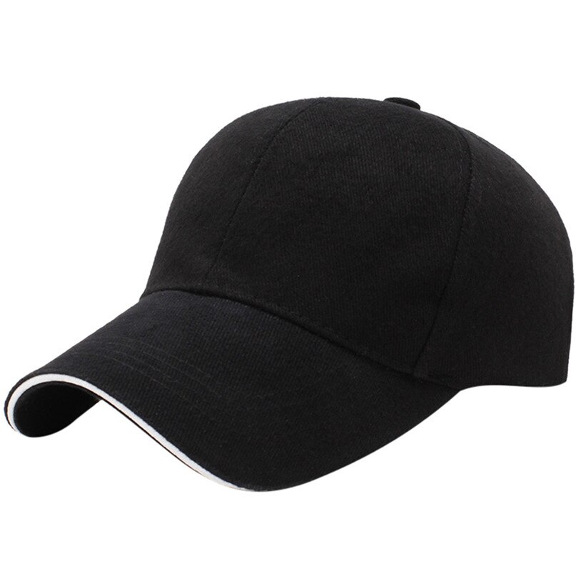 Running Caps Outdoor Sport Running Baseball Mesh Hat Men Quick-drying Summer Visor Cap winter sports cap #2y02: Black
