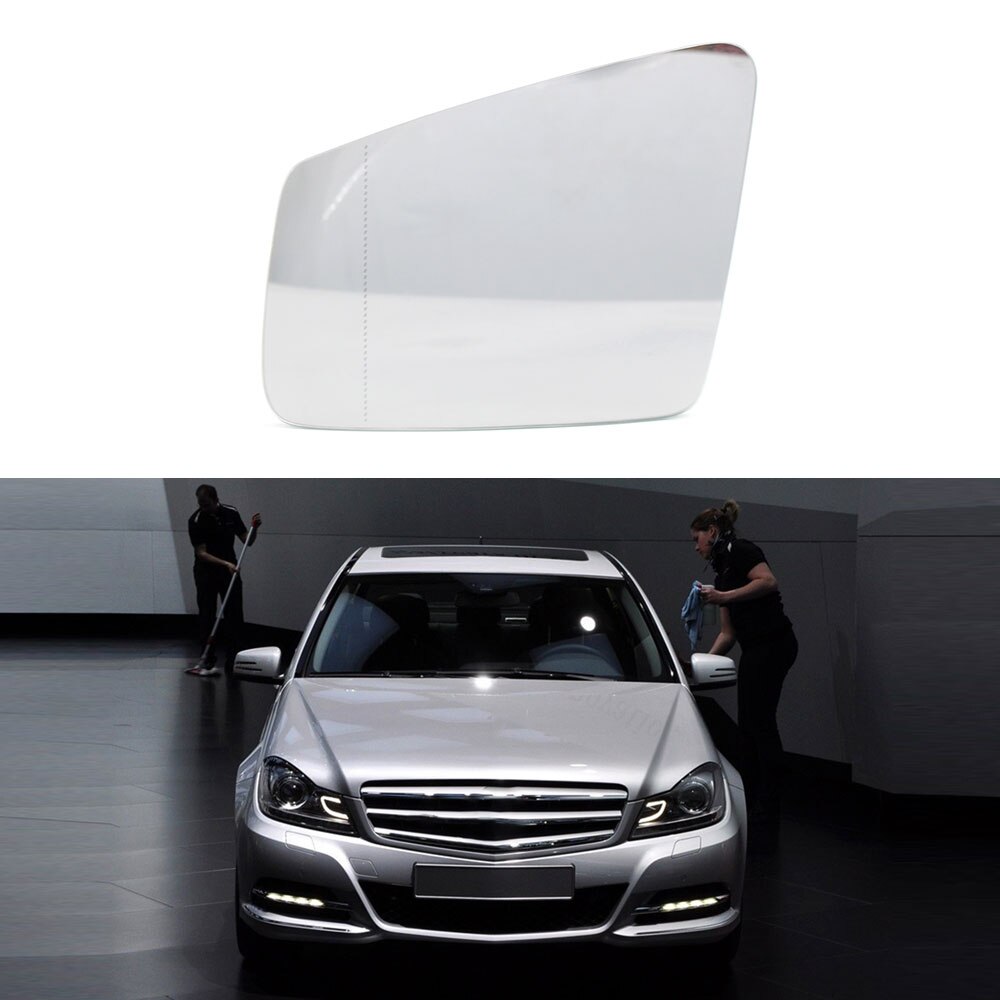 For Mercedes-Benz W212 W204 W221 C180 C250 C300 C350 E200 E250 E300 E350 E550 Right/Left Side Wing Mirror Glass