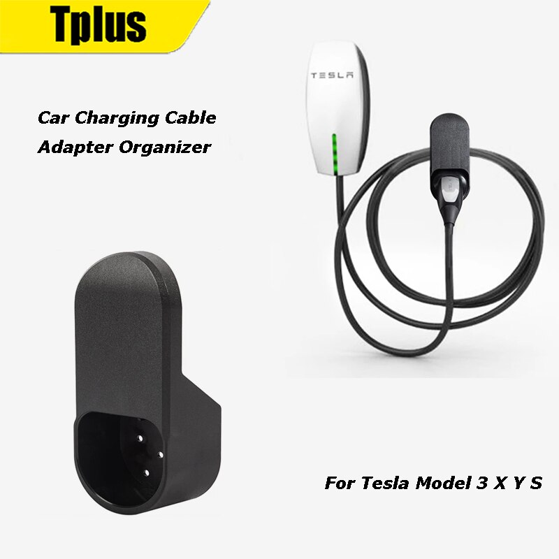 Model 3 Auto Oplaadkabel Adapter Organizer Voor Tesla Model 3 S X Y 2021Wall Mount Charger Cable Chassis houder Accessoires