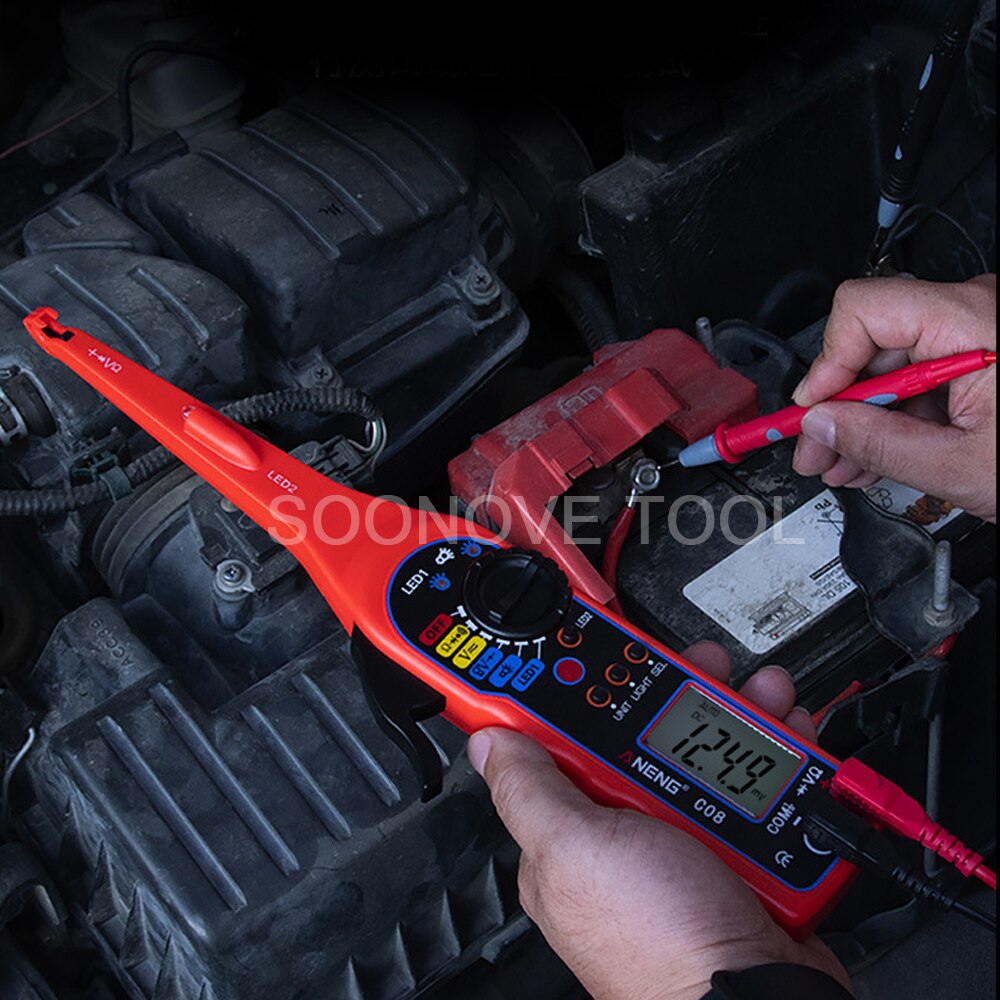 ANENG Automotive Circuit Tester Digital Display Multimeter Automotive Circuit Fault Detection Circuit Maintenance Inspection