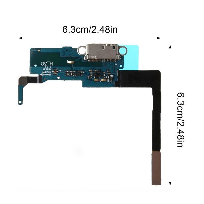 Staart Draad Usb-poort Opladen Socket Dock Connector Vervanging Flex Kabel Voor Samsung Note3 N900 N9008V