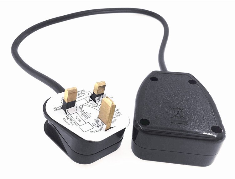 UK verlengsnoer, IEC UK 3Pin Stekker naar UK 3Pin Vrouwelijke Socket Power Adapter Kabel, 13A