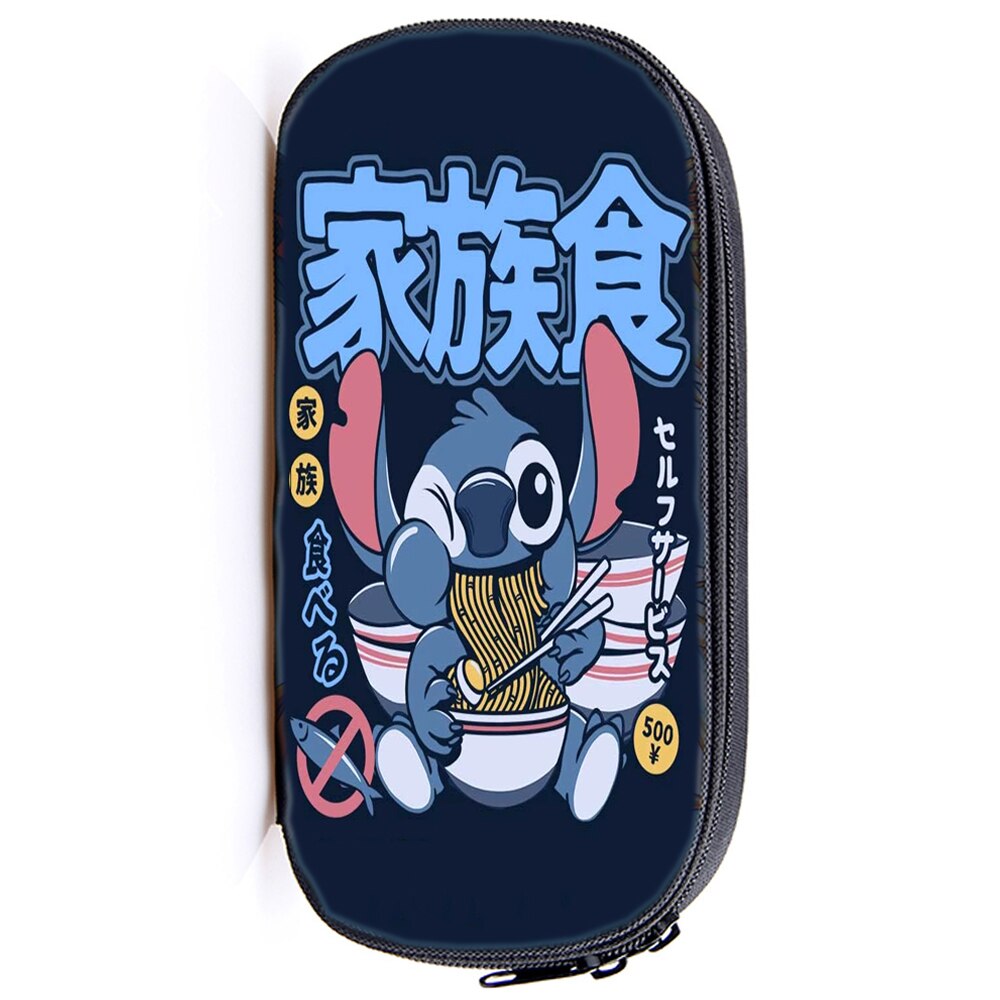 Stitch Eten Watermeloen Etui Jongen Meisje Briefpapier Zak Tieners Potlood Houder Kids Pen Zak Student Start School: 8