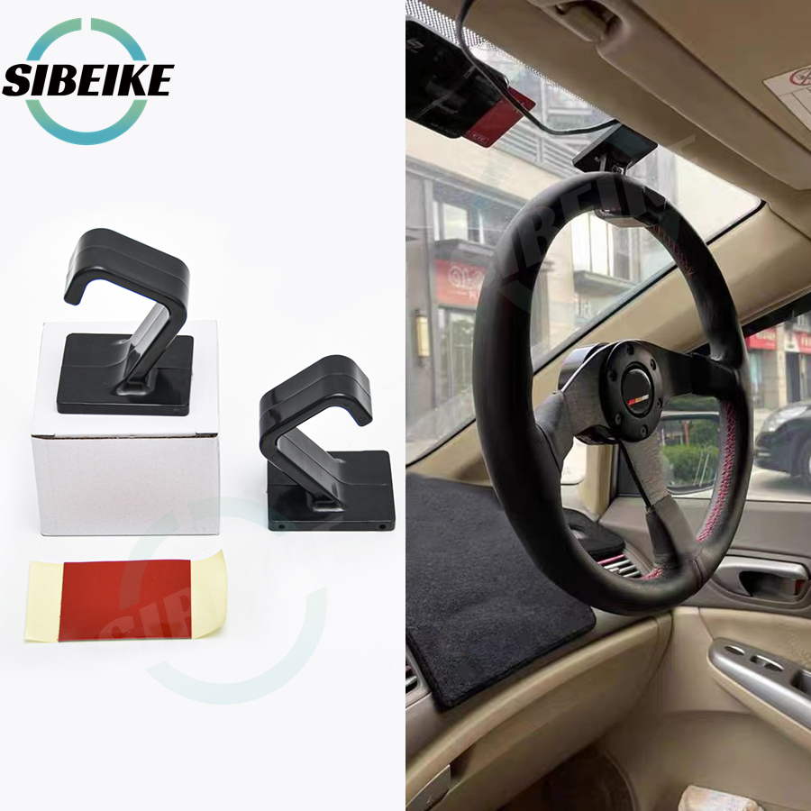 Gancio per volante universale in ABS JDM gancio per appendere al volante a 45/60 gradi