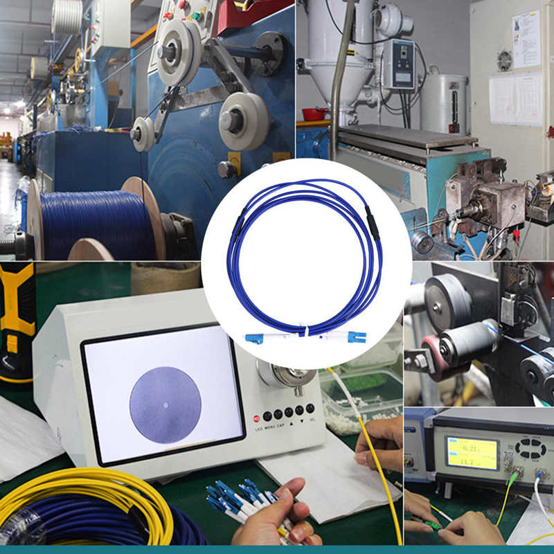 Optical Fiber Patch Cord Armored Optic Cable PVC for Hazardous Areas for Outdoor