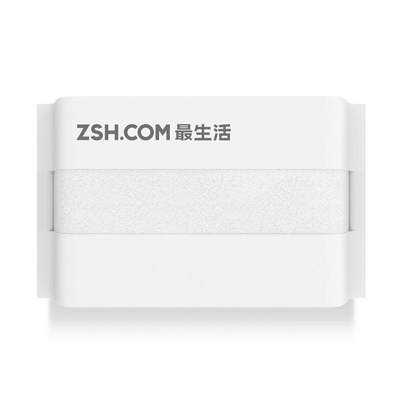 Youpin ZSH Polyegiene Antibacterical Towel 34*76CM Young Series 100% Cotton 5 Colors Highly Absorbent Bath Face Hand Towel D5: WHITE