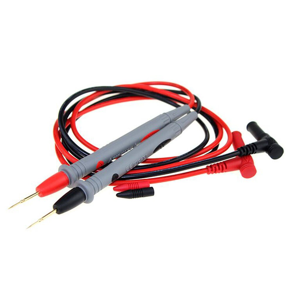 1 paar Universele Digitale 1000V 20A Dunne Tip Naald Multimeter Multi Meter Test Lead Wire Probe Pen Kabel Multimeter tester 91029: Default Title