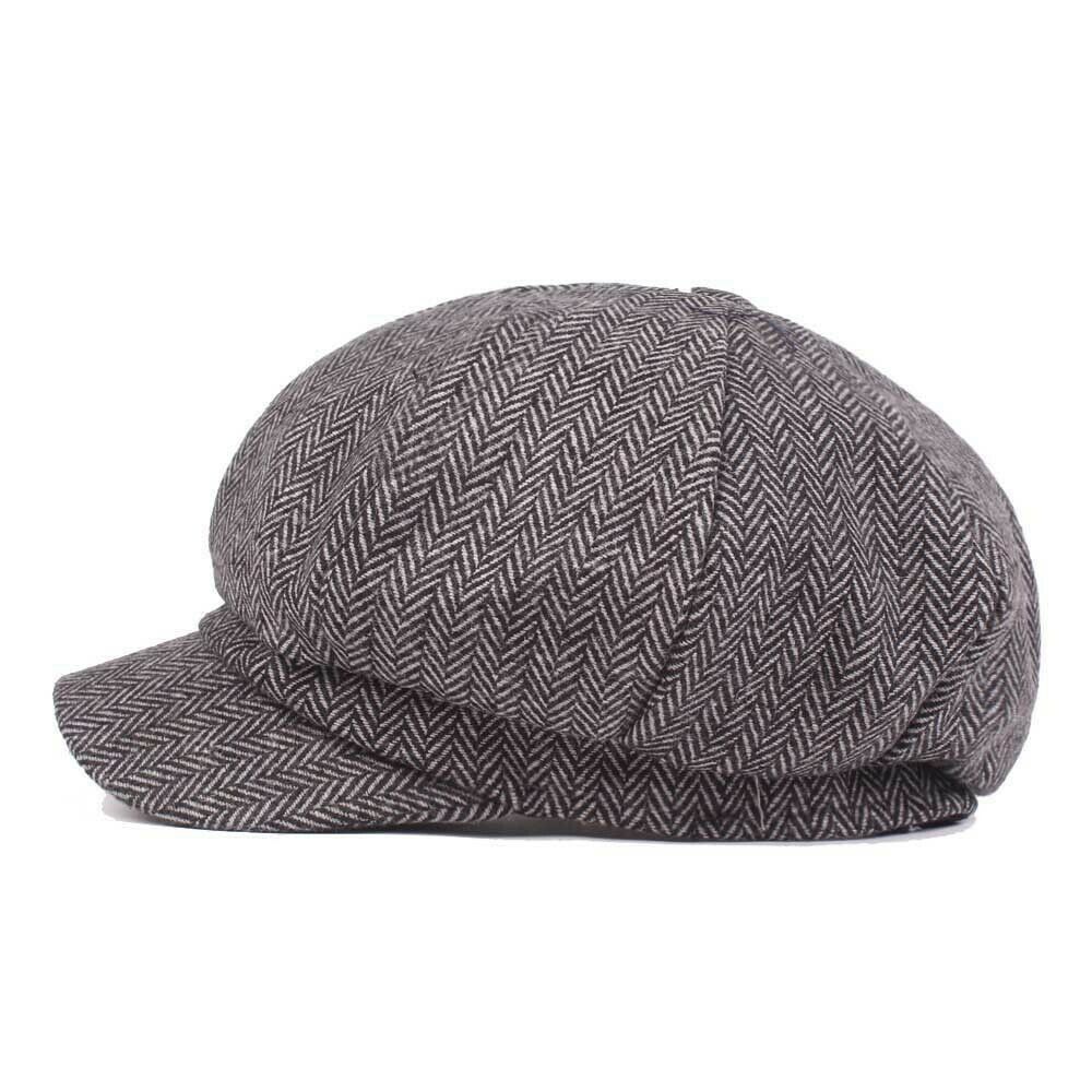 Sleckton geruite fedora baretten platte pet dames achthoekige petten katoenen schildershoed casual krantenjongenshoeden voor dames