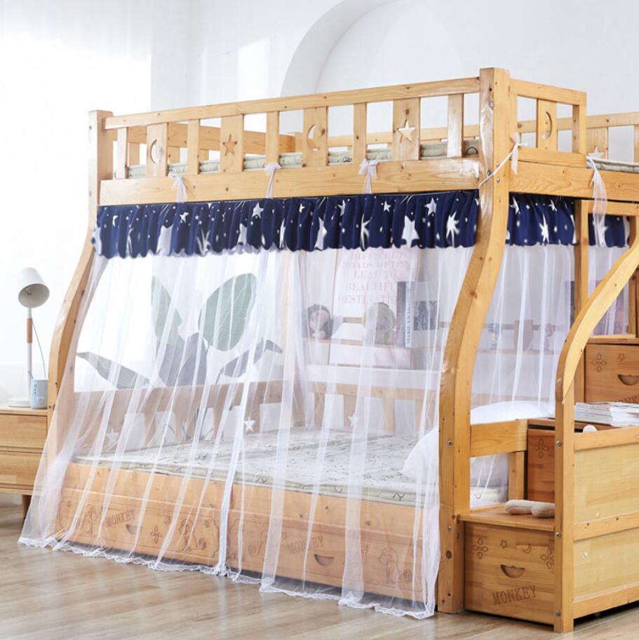 Princess Style Bunk Bed Mosquito Net (Not including bed) Children's Room Bedding Student Dormitory Anti-mosquito Mosquito F8452: 2 / 140x195cm