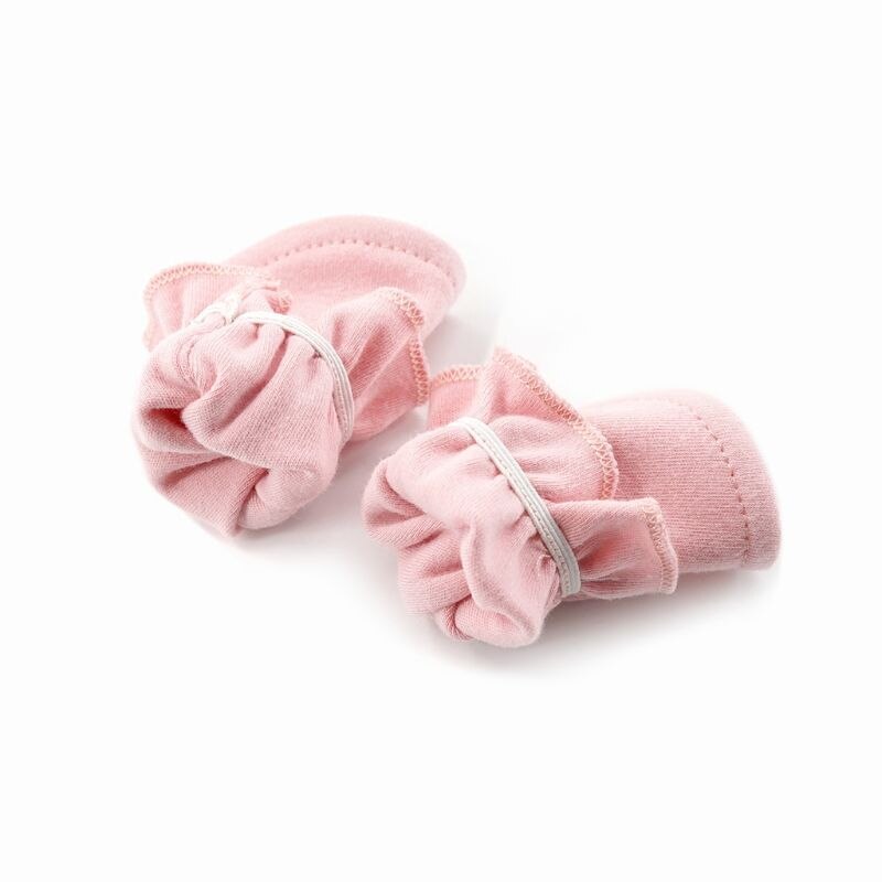 Gants en coton -né bébé Protection visage respirant anti-rayures mitaines 4XFE