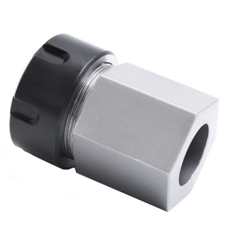 ER-32 Hexagonal Square Shank Collet Chuck Bracket for Motor Shaft Extension Rod of CNC Lathe Engraving Machine