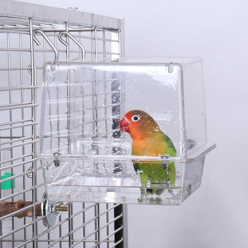 Large Bird Bath with Clear View