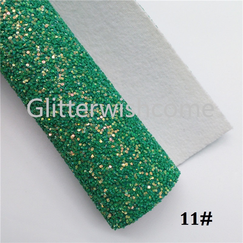 Glitterwishcome 21X29CM A4 taille paillettes tissu, gros cuir pailleté, Faux cuir PU tissu vinyle pour les arcs, GM502A
