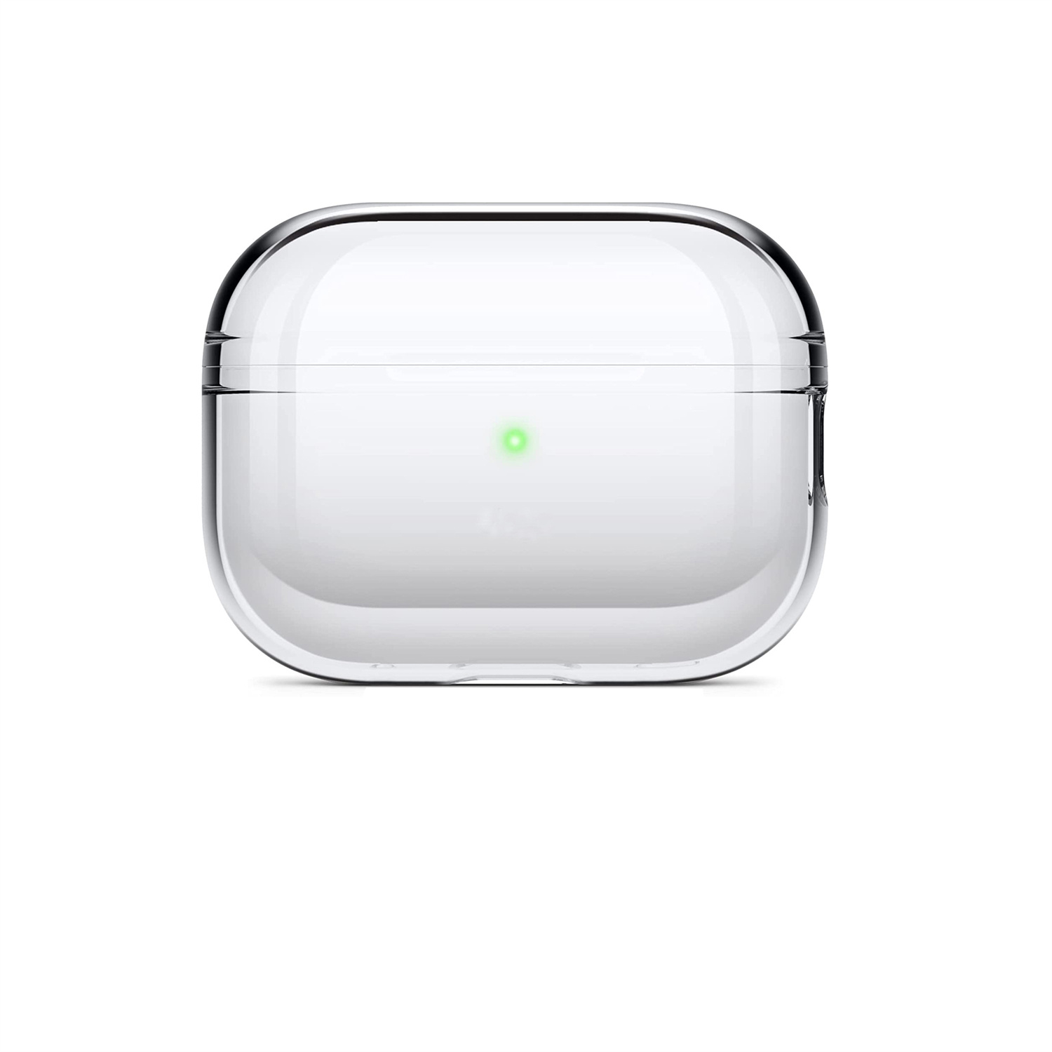 Doorzichtig zacht TPU-oortelefoonhoesje met draagkoord voor Airpods Pro 2 2e generatie 2022, transparant TPU schokbestendig hoesje, accessoires: CORAL