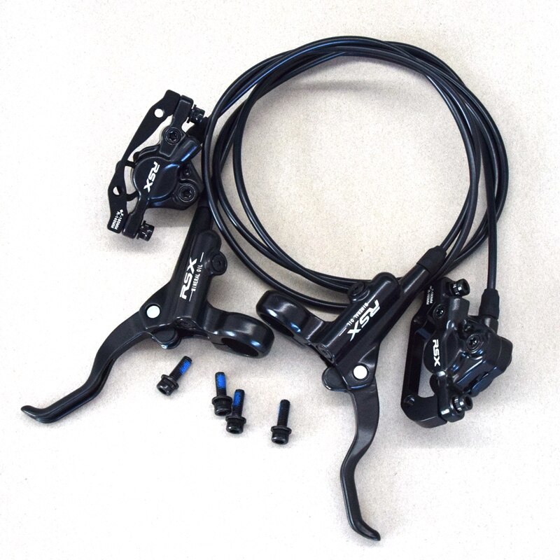 Mineral oil RSX Aluminum Alloy MTB Bike Brake Ultralight Mountain Bicycle Hydrualic Brake System: NO disc