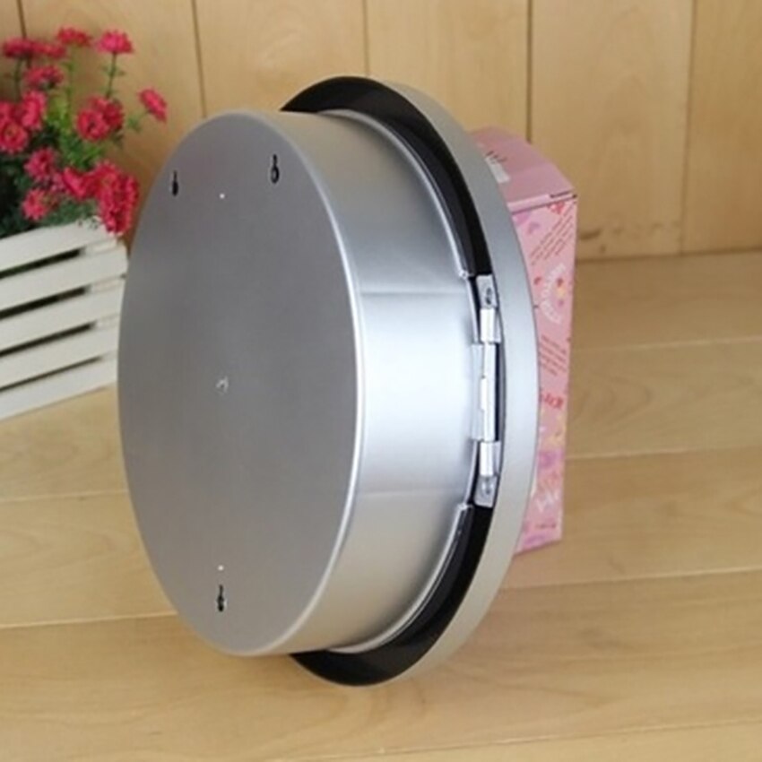 Wall Clock with Hidden Personal Storage Space 25cm Round Quartz Clock Large Black Figures, Battery Operated Ideal for Home